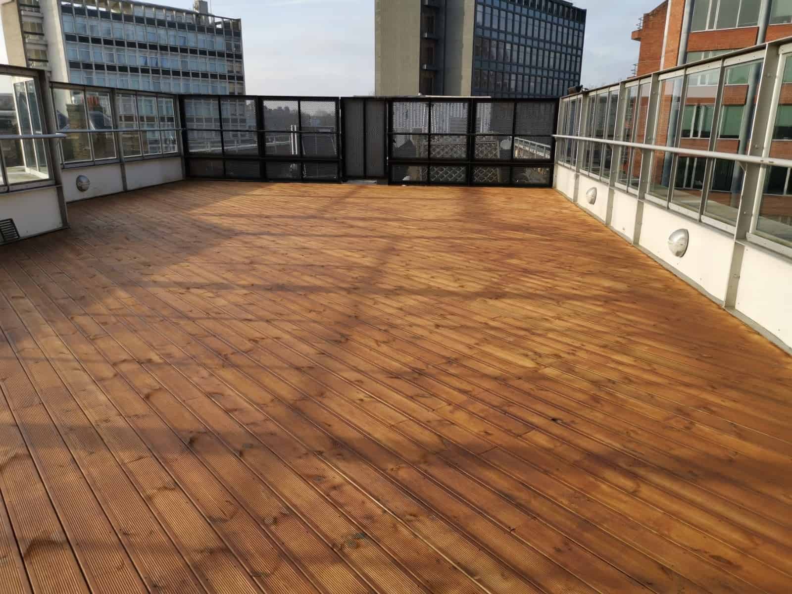 decking office fitted out completed