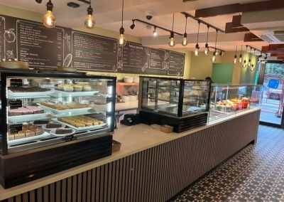 the veg box cafe fit out - ground floor by professional restaurant fit out contractors